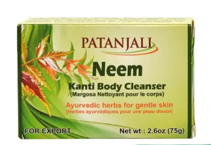 Мыло натуральное с Нимом (Neem Soap) 75 гр - Patanjali фото