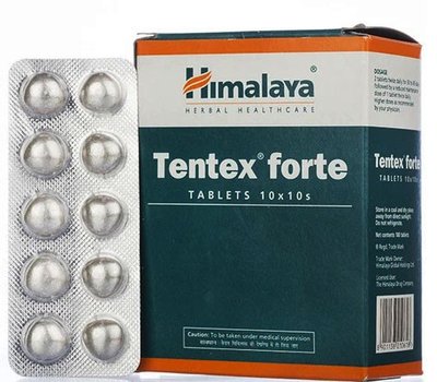 Тентекс Форте (Tentex Forte) 10 таб - Хималая (Himalaya) фото