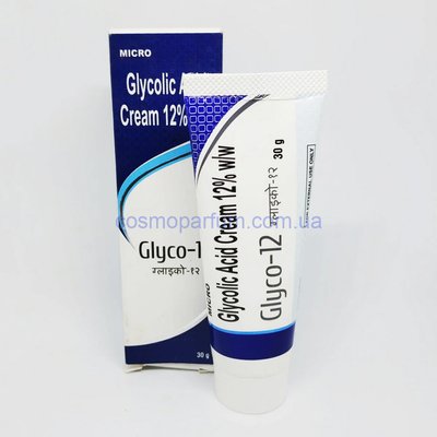 Крем Glyco-12 з гліколевою кислотою 12% (Glycolic Acid Skin Cream) - Micro фото