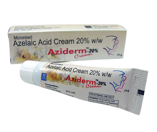 Крем Азідерм Азелаїнова кислота 20% (Azelaic Acid Cream Aziderm) - Micro фото